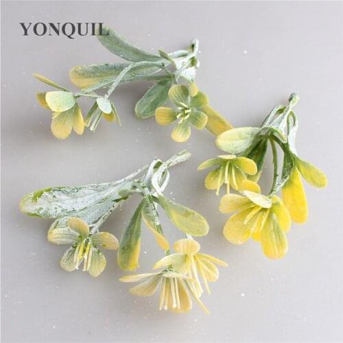 50PCS Artificial Green Leaves Rose Flower For Garden DIY Wreath Christmas Leaf Wedding Bridal Bouquet Decoration Silk Foliage