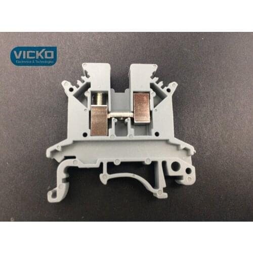 Terminal blocks Pure copper pieces of guide rail type UK2.5B UK-2.5B UK voltage terminal row of UK-2.5N 2.5MM square + partition