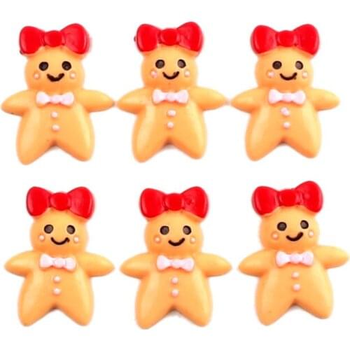 LF 20Pcs Resin Child Decoration Crafts Flatback Cabochon Kawaii DIY Embellishments For Scrapbooking Accessories