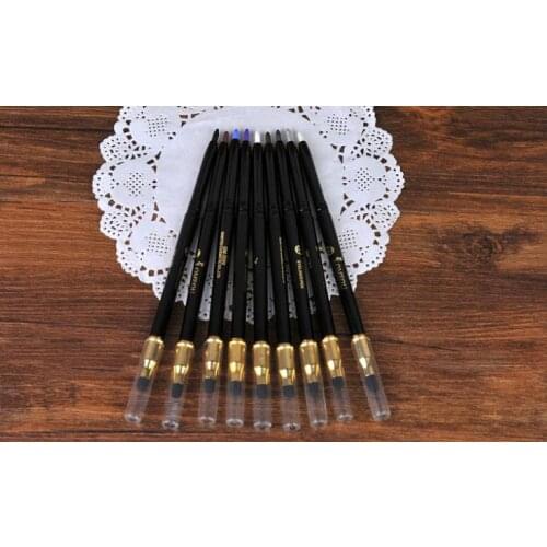 Lomeou Automatic Eyeliner Pencil With Sponge Eraser Brush Eyeliner Pen Eye Pencil Eyeshadow Makeup 14 Color Optional