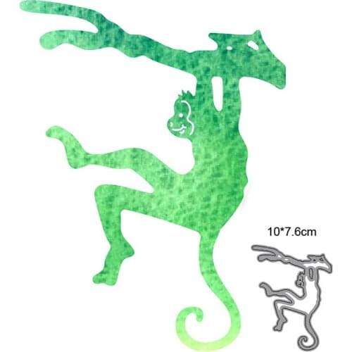 Metal Cutting Dies Cut Mold Monkey Tree Christmas Decoration Scrapbook Paper Craft Knife Mould Blade Punch Stencils dies