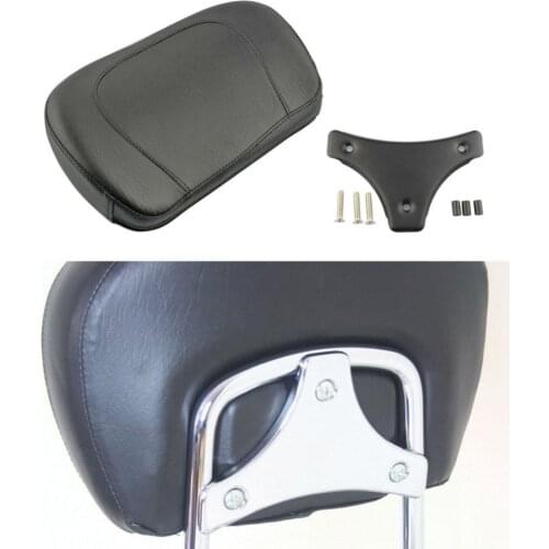 Motorcycle Sissy Bar Detachable Passenger Backrest Pad Models Black for Harley Touring FLHRC FLHR FLHX 1997-2017