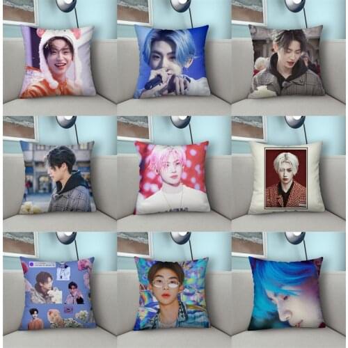 LilGhost Wang Linkai Pillowcase Pretty Scholar Yu Lexuan Same Paragraph Star Photo Poster Cushion Cover Surrounding Souvenir
