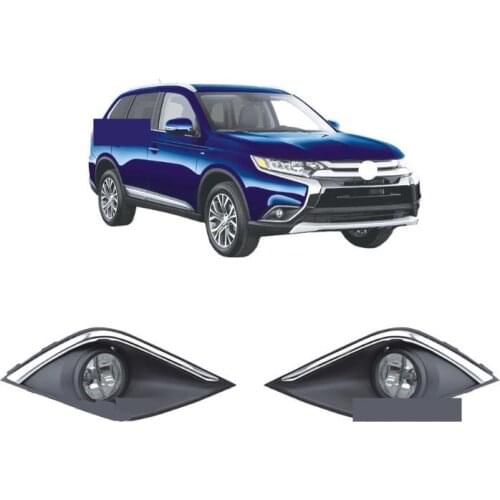 2015-2020 fog lamp with bulb for airtrek fog lights set for outlander with chrome cover wire switch buttons free bulbs