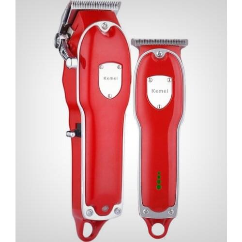 Professional finishing facial electric hair clipper and hair trimmer adjustable hair clipper powerful rechargeable haircut tool