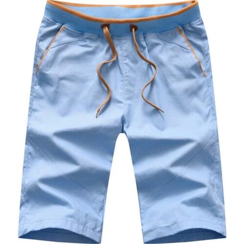 Summer Style 2021 Mens Shorts Mens Beach Thin Mens clothing Linen Lace Up Straight Casual Homme bermuda trousers Hot