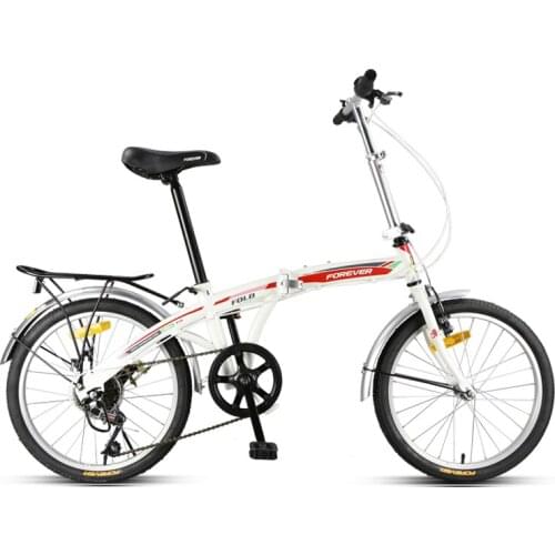 Folding bicycle for men and women ultra - light portable 20 - inch speed - wheel bicycle