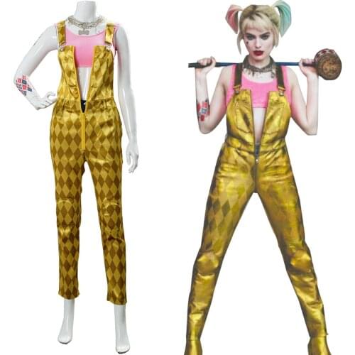 In Stock) COSPLAY Birds of Prey Costume Halloween Carnival Costumes Jumpsuit Outfit For Adult Women Girls