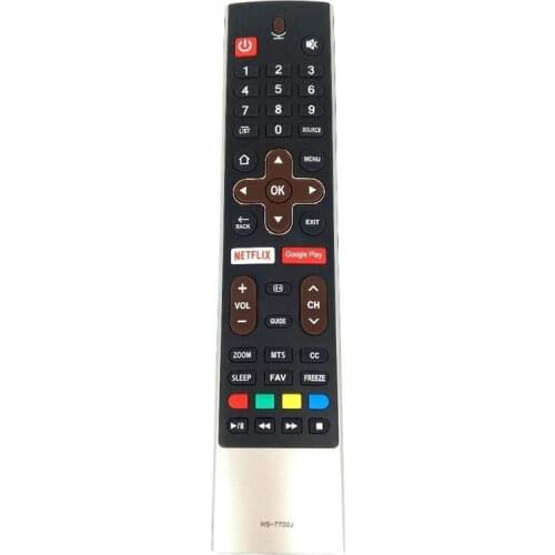Top HS-7700J Voice Remote Control For Skyworth Voice Android Smart TV Remote 58G2A G6 E3 E6D