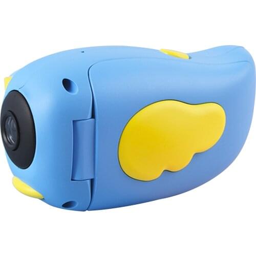 Video Camera Mini DV Camcorder Cartoon SLR 20MP 2.4 inch Screen/32G TF Card with Card Reader Rechargeable Video Recorder(Blue)
