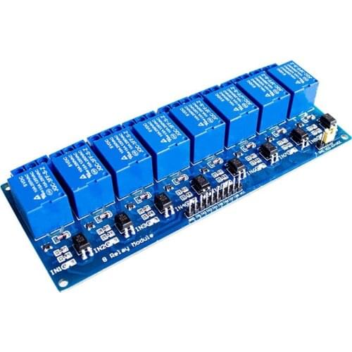 1pcs With optocoupler 8 channel 8-channel relay module relay control panel PLC relay 5V module