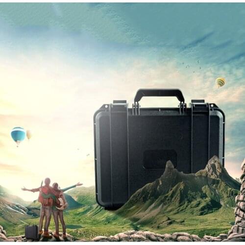 350*280*100mm Protective safety box Toolbox Equipment Instrument Box Plastic Outdoor Case Hardware Tool Box no Sponge
