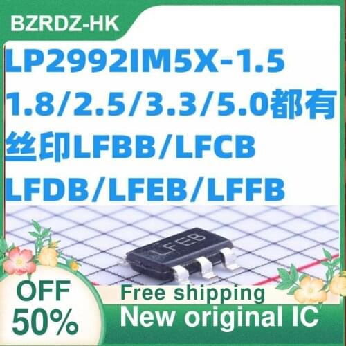 2PCS/lot LP2992IM5X-1.5/1.8/2.5/3.3/5.0 LFBB/LFCB/LFDB/LFEB/LFFB New original IC