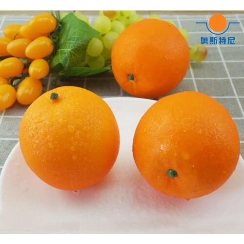 10pcs High imitation fake artificial orange Fruit&artificial plastic fake simulated orange fruit model