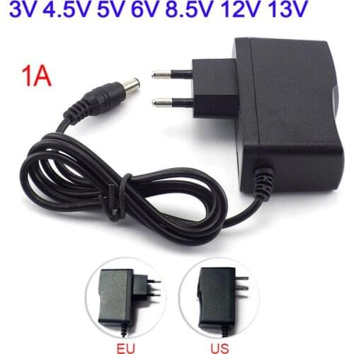 AC 110V - 220V Converter Power Adapter DC 5V 9V 12V 1A Power Supply Adapter DC 5.5mm x 2.1mm for arduino UNO R3 MEGA