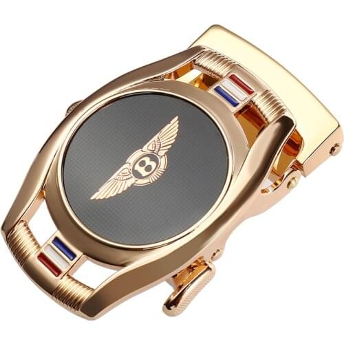 Automatic belt buckle for men Not contain body Fashion Suitable for jean width 3.5cm Leather Luxury brand waist tape Accessories