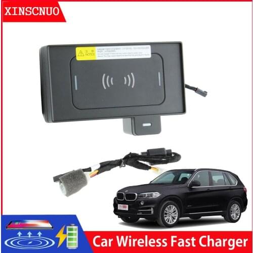 Car Accessories For BMW X5 F15 2013-2018 Wireless Charger Fast Charging Module Wireless Onboard Car Charging Pad