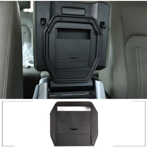For Land Rover Defender 110 20-22 Armrest Box Privacy Storage Box Privacy Center Console Organizer Box ABS Black Car Accessories