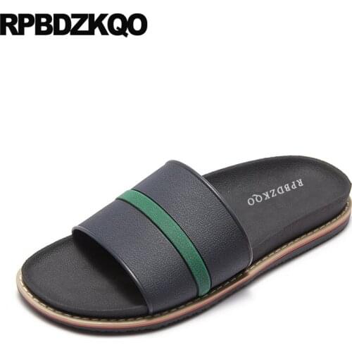 Black Famous Brand Size 45 Slip On Water Designer Mens Sandals 2018 Summer Outdoor Shoes Slippers Waterproof Slides Men Large