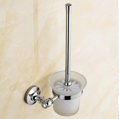 Toilet Brush Holder Wall Mounted Lavatory Brush Toilet Brush & Holder Set Bathroom Accessories KD570