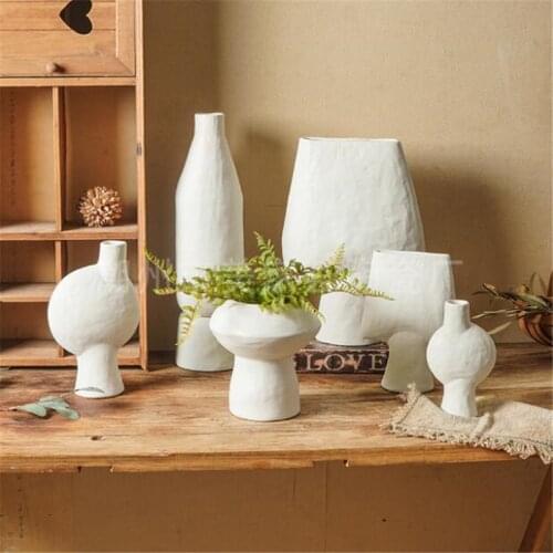 Ceramic Vase Japanese Style Retro Ornaments Simple Home Decoration Dried Flower Arranging Device