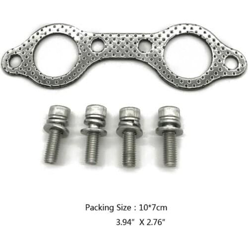 Exhaust Manifold Gasket Bolt Kit Repalcement For Polaris Sportsman 600 700 800 Ranger 700 RZR 800 ATV