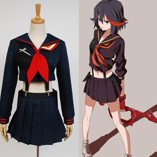 KILL la KILL Ryuko Matoi Cosplay Costumes Japanese Anime Party Halloween Costume For Women Girls Dress Custom Made