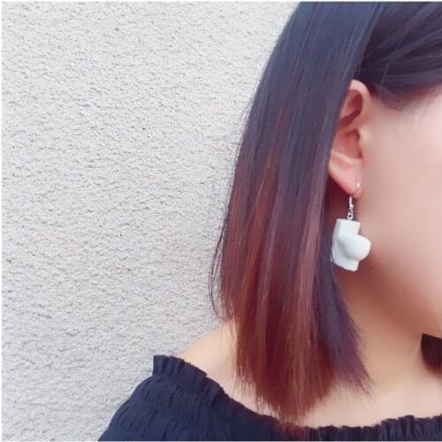 Creative Funny Earrings Exaggeration Closestool Bathtub Water Dispenser Dangle Earrings Punk Earrings Resin Jewelry for Women