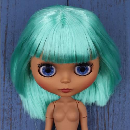 ICY DBS Blyth Doll 1/6 30cm bjd blue hair nude joint body with big breast girl toy gift NO4268