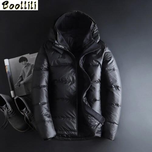 2020 New Winter Jacket Men High Quality Thermal Thick Coat Snow Parka Male Warm Outwear Fashion White Duck Down Jacket Men