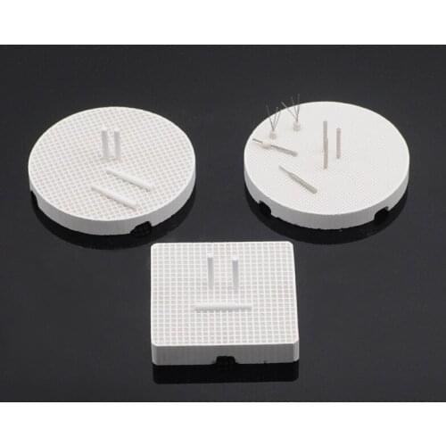Square/Round Honeycomb Firing Trays Metal Pins/Zirconia Pins For Dental Lab