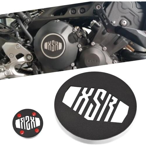 Motor Accessory 1PC Stainless Steel Powder Coated Motorcycle Clutch Cover Top Black For Yamaha XSR XSR900 XSR 900 2016-2021 2020
