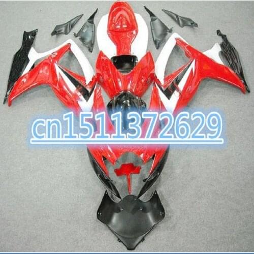 Addmotor Fairing Fit for GSXR600 750 06-07 GSXR750 06 07 GSXR 600 2006 2007 2006-2007 K6 Red White-Dor for SUZUKI D