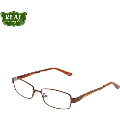 Optical Frame Red Square Glasses Frame Men Supper Light Metal Frame Myopia Men Ultralight Eyeglasses