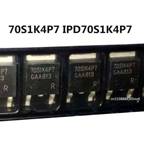 Original 10PCS/ 70S1K4P7 IPD70S1K4P7 TO-252 700V 8.2A