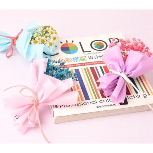 Happy Flower Natural Dried Flower Bouquet Home Decoration Real Flower Diy Flower Arrangement Flower Shooting Props