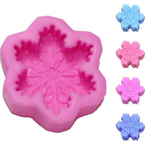 Silicone Mold For Making Soaps 3D Plain Soap Mold DIY Aromatherapy Plaster Candle Handmade Soap Cake Molds