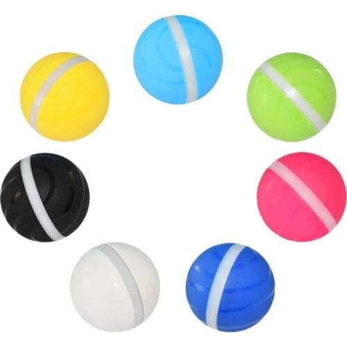 Smart Cat Dog Toy Electric Colorful LED Self Rotating Ball With Bell USB Rechargeable Flashing Jumping Cat Interactive Toy