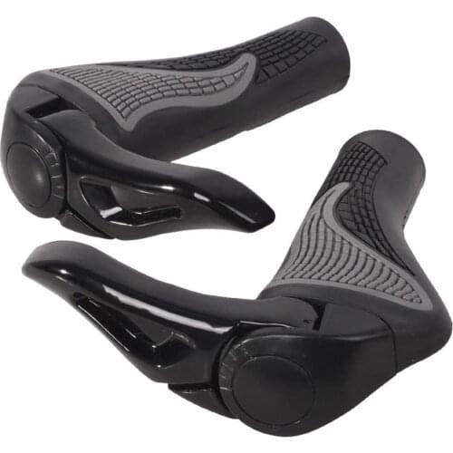 Bicycle Grips Cycling Mountain Bike Handlebar Grips Handle Bar Grip End LOCK-ON Ergonomic Bicycle Accessories Shock Absorption