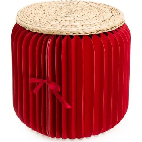 Magical Eighteen Paper Folding Chair Paper Stool Chair Home Office Living Room CLH@8