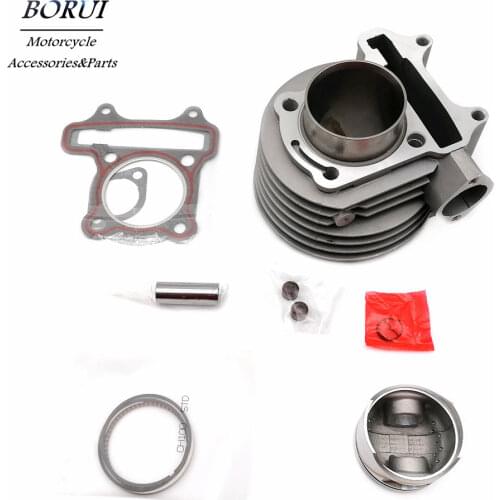 Motorcycle Cylinder Kit With Piston Ring Gasket 50mm Diameter Fits For GY6 100CC Taotao Keeway Scooter Parts