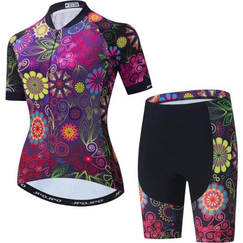 Weimostar Womens Cycling Jersey Set Summer Pro Bicycle Clothing Anti-Sweat Mountain Bike Clothes Road Cycling Wear Maillot