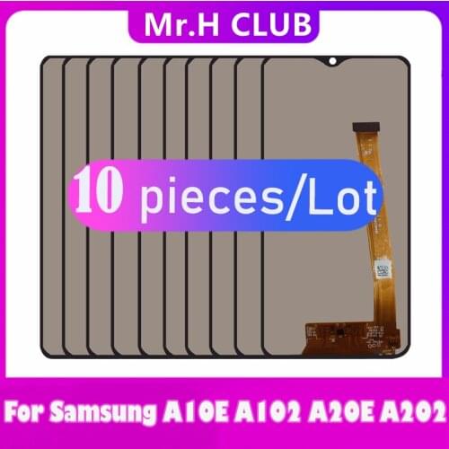 Wholesale 10PCS LCD for Samsung Galaxy A10e 2019 SM A102U A102DL A102U1 A20E A202 A202F A202DS LCD Display Touch Screen Assembly