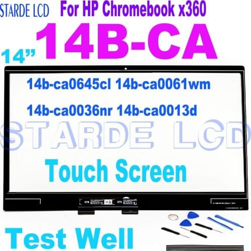 14‘’ Replacement For HP Chromebook x360 14b-ca 14b-ca0645cl 14b-ca0061wm 14b-ca0036nr 14b-ca0013dx Touch Screen Digitizer Panel