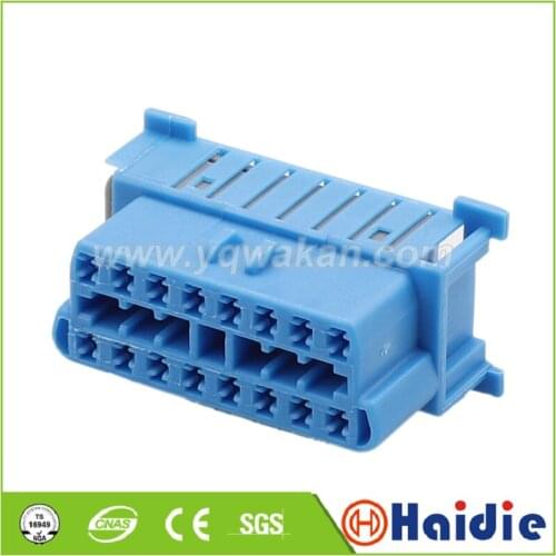 2sets 16pin auto wiring harness plug cable electric plug connector 1418984-1