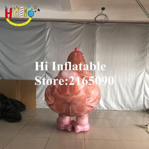2 m high interesting inflatable cartoon Rooster toy