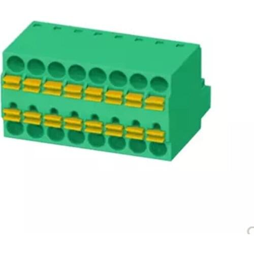 2 in 1 out spring plug-in PCB terminal KF2EDGKDH-3.5mm TDMC1.5-ST 1pcs