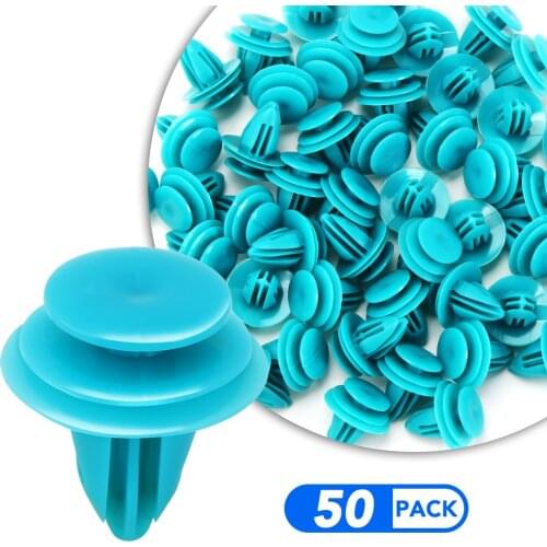 50Pcs Auto fastener Car Bumper Clips Retainer for Honda Hrv Civic Accord Cr-v Freed Pilot Odyssey Fit City BR-V Mobilio WR-V