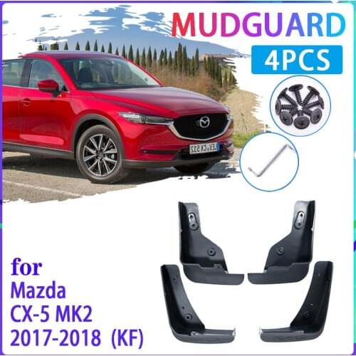 Car Mud Flaps for Mazda CX-5 2017 2018 2019 MK2 KF CX5 CX 5 Mudguard Splash Guards Fender Mudflaps Auto Accessories