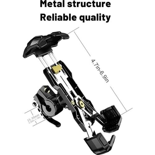 New Electric Bike Phone Holder Phone Mount Navigation Shock Bracket Support Safe Driving For Bike Cycle Motorcycle Accesso